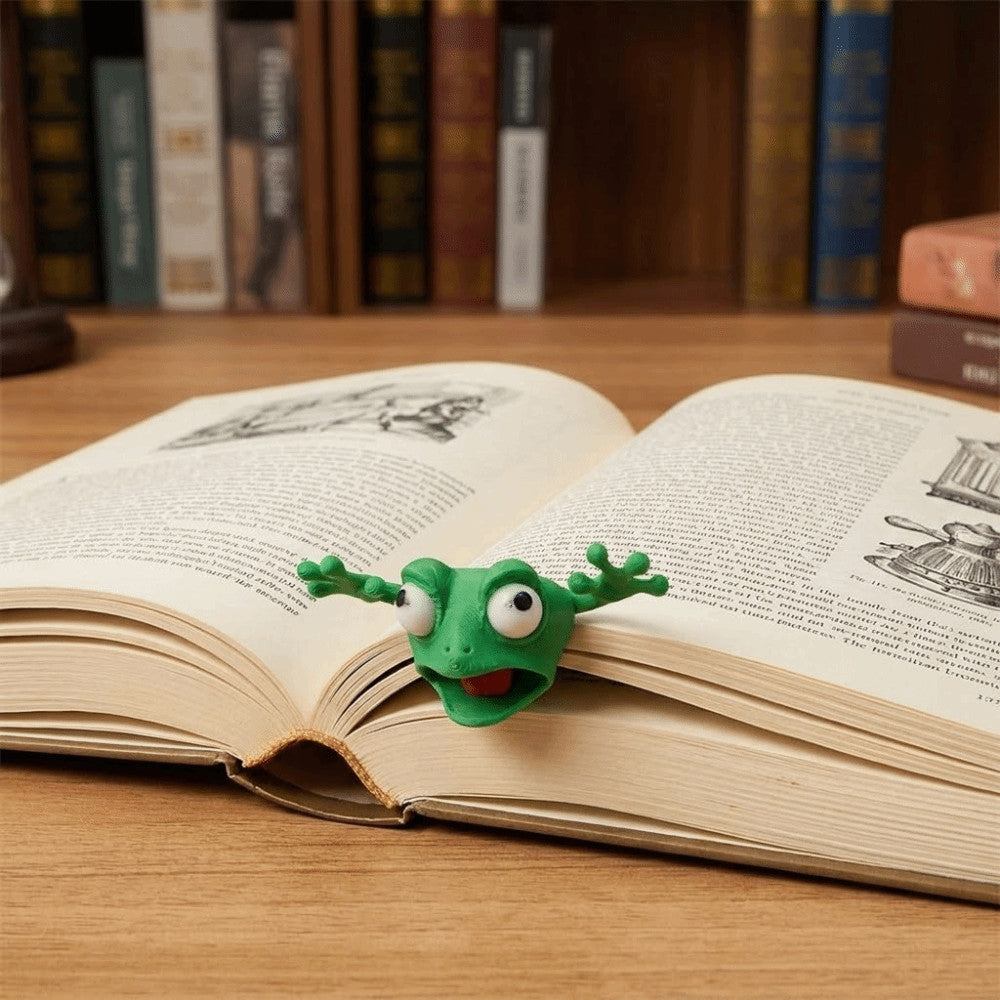 Funny 3D Lazy Cat Bookmark Clip – Cute Cartoon Reading Marker for Books & Journals