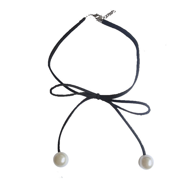 Fashion Velvet Choker Necklace Set – Trendy Tassel Collar Necklace Collection for Women