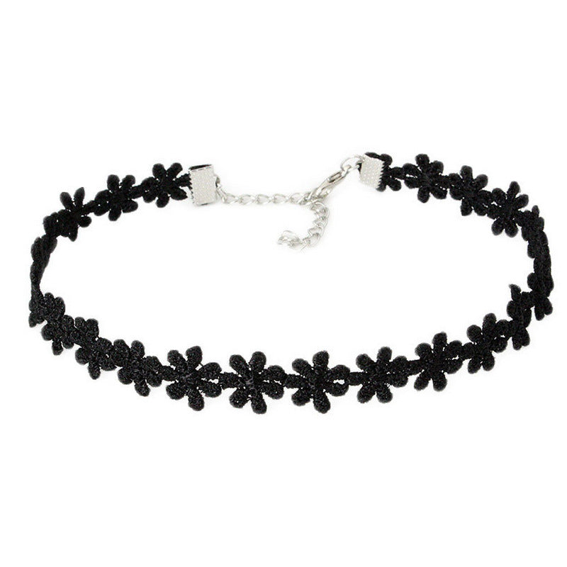 Fashion Velvet Choker Necklace Set – Trendy Tassel Collar Necklace Collection for Women