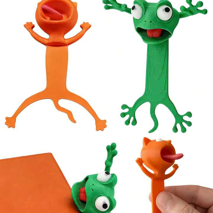 Funny 3D Lazy Cat Bookmark Clip – Cute Cartoon Reading Marker for Books & Journals