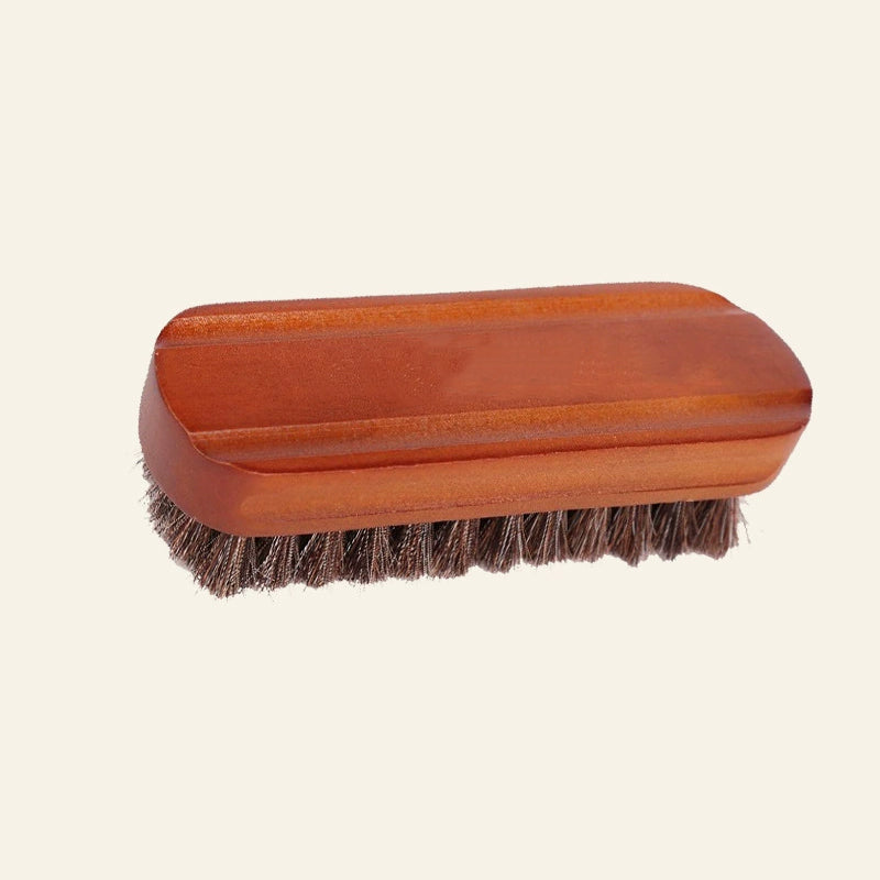 Premium Horsehair Shoe Cleaning Brush
