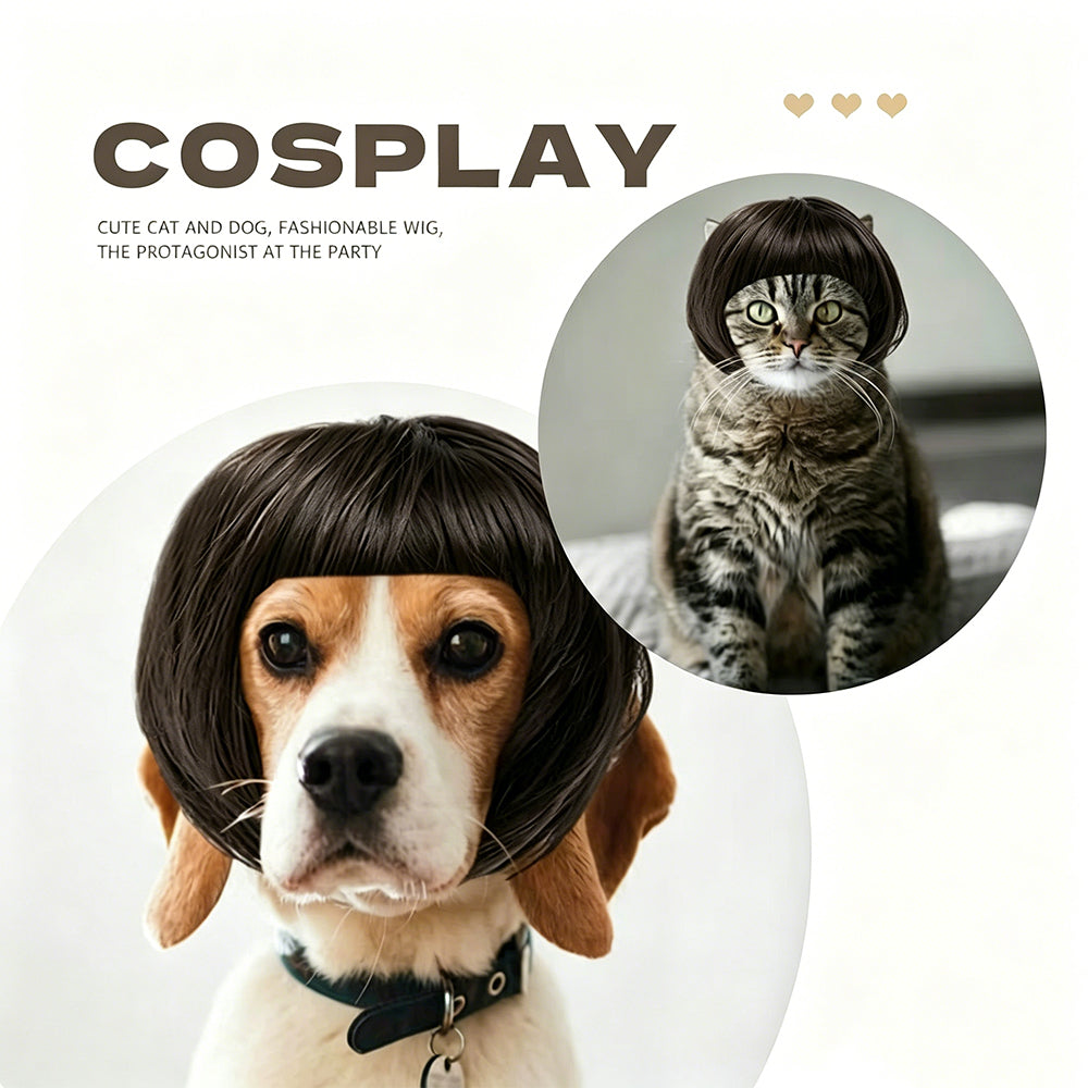 Pet-themed bangs wigs suitable for parties