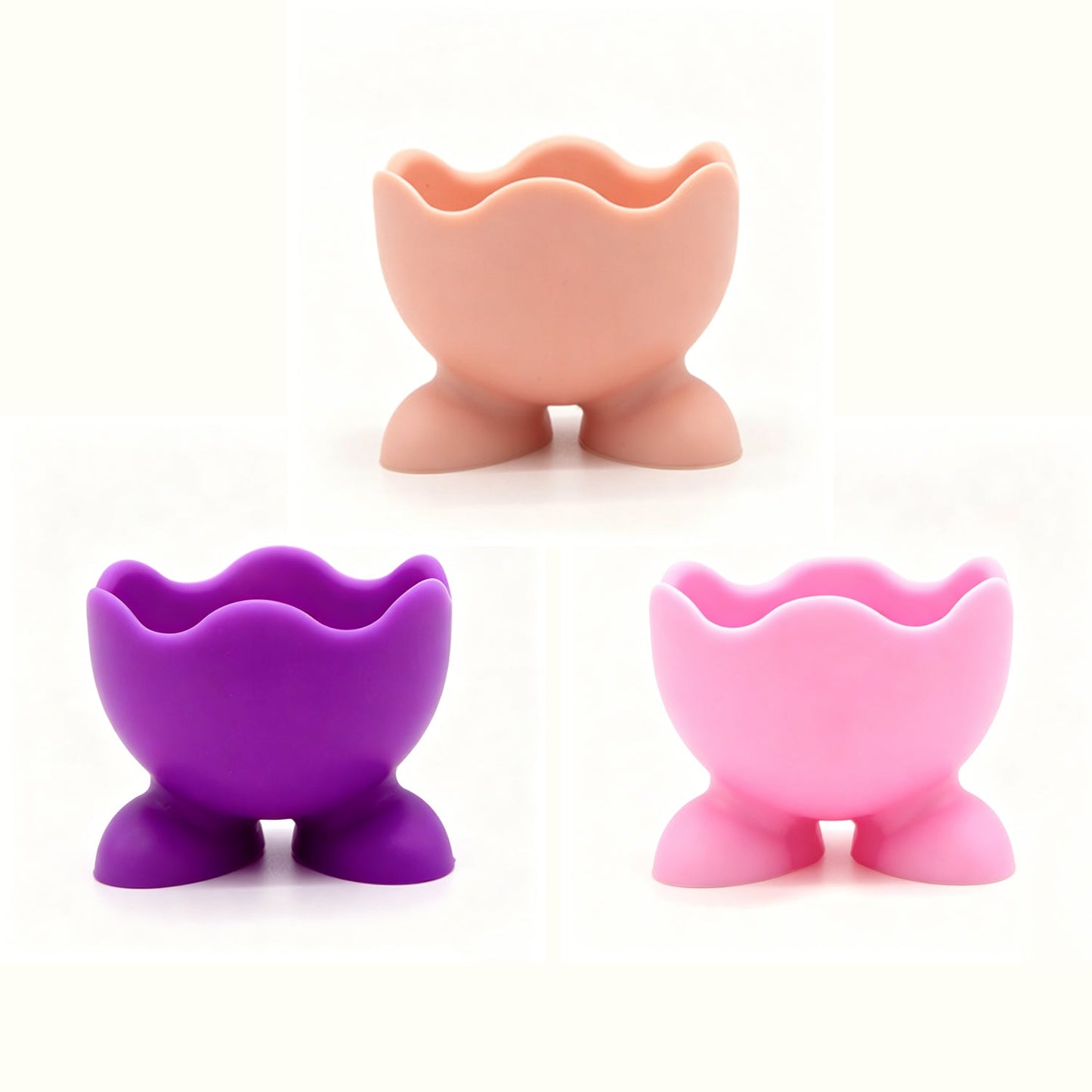 Silicone powder puff storage holder
