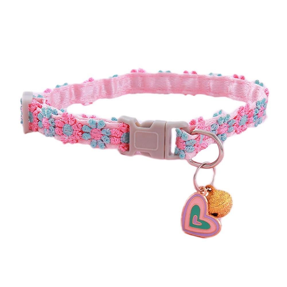 Pet Collar — Features a Safety Buckle and Bell