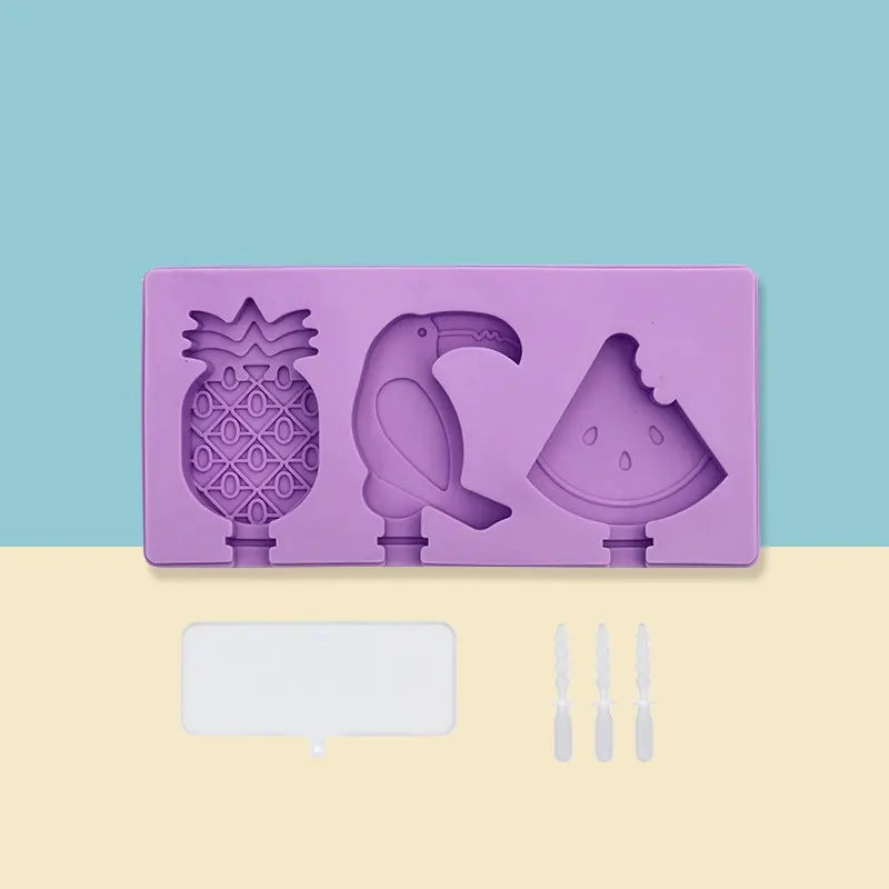 Cute Silicone Popsicle and Ice Cream Mold