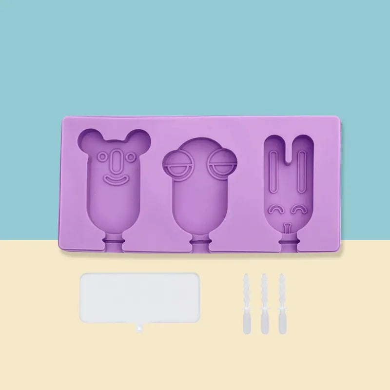 Cute Silicone Popsicle and Ice Cream Mold