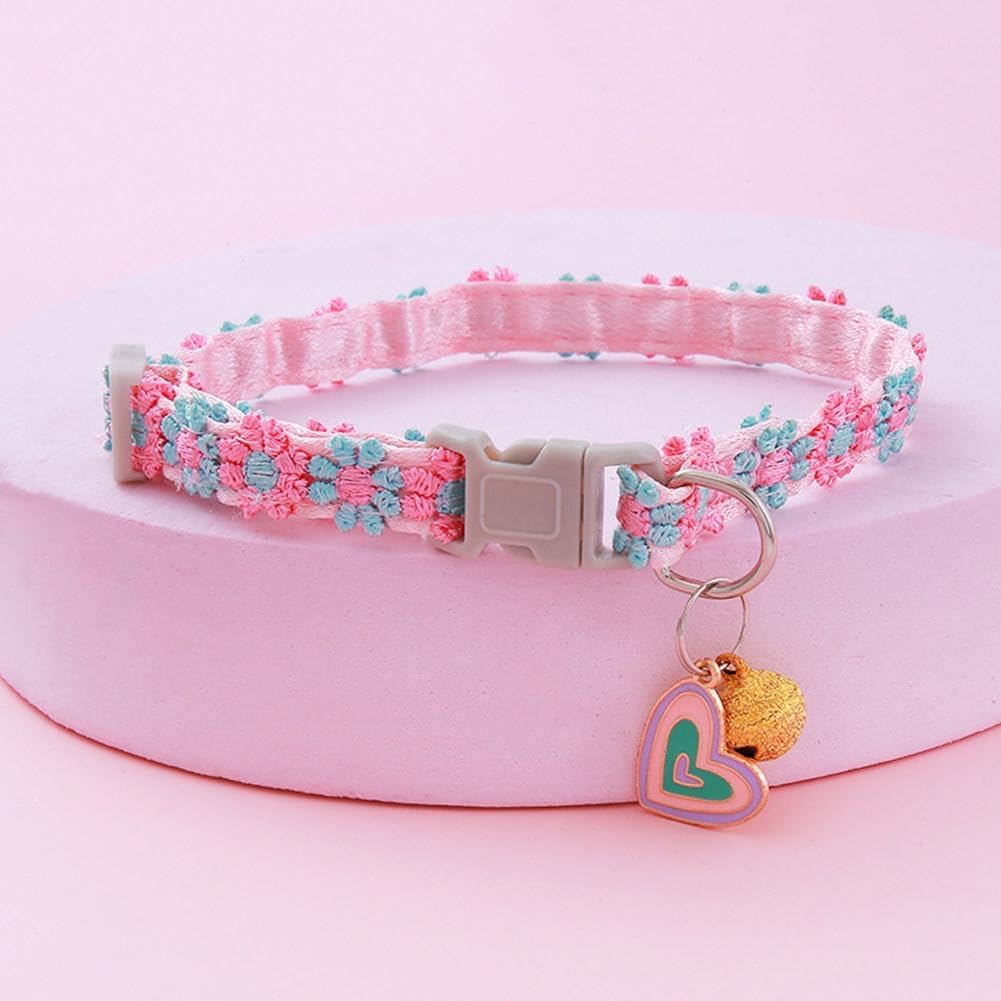 Pet Collar — Features a Safety Buckle and Bell