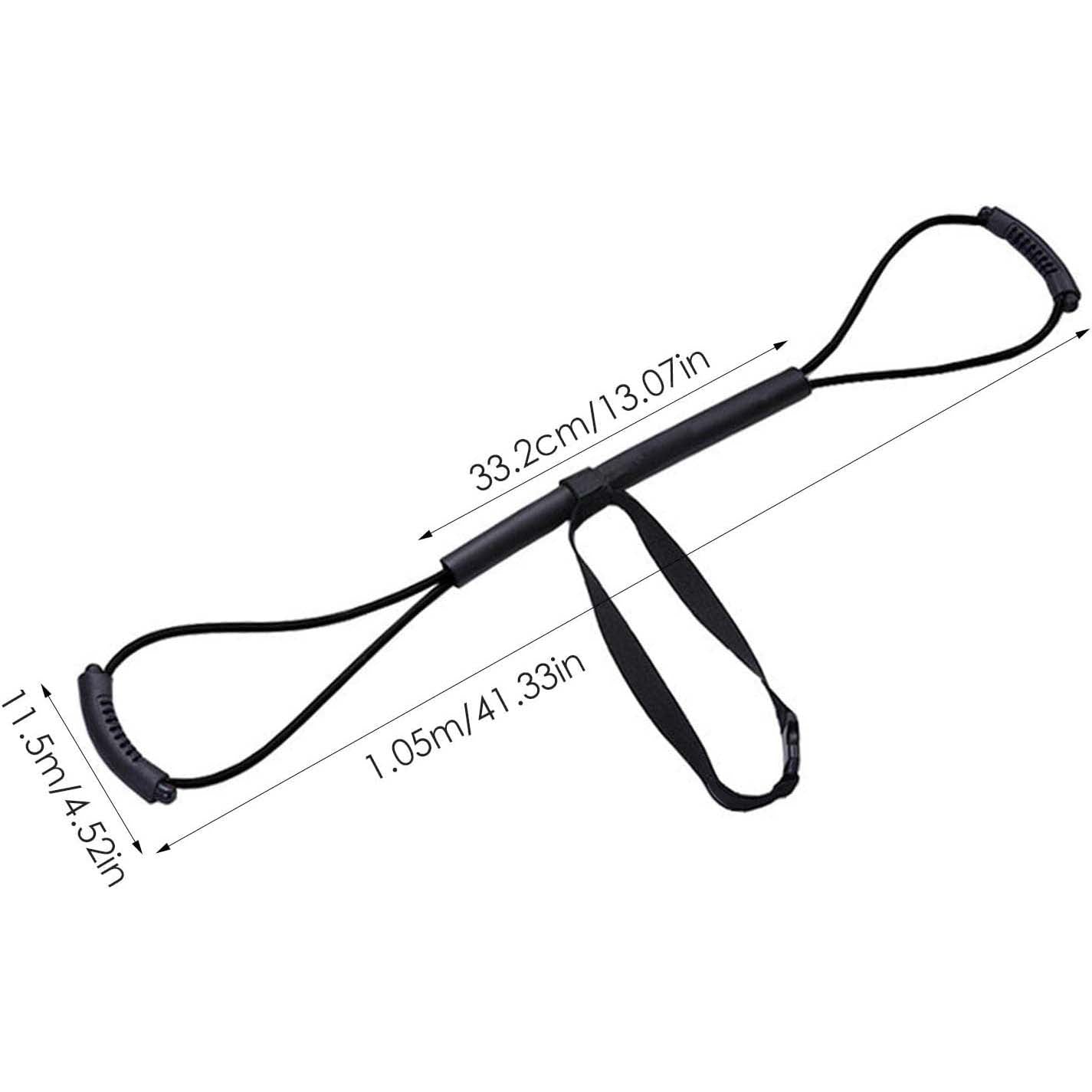 Figure eight resistance training band, elastic resistance rope, high performance training tube