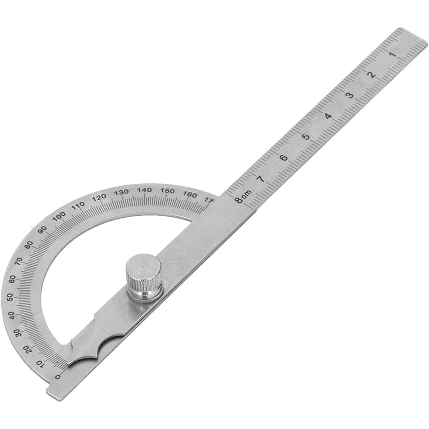360° Stainless Steel Angle Measuring Ruler