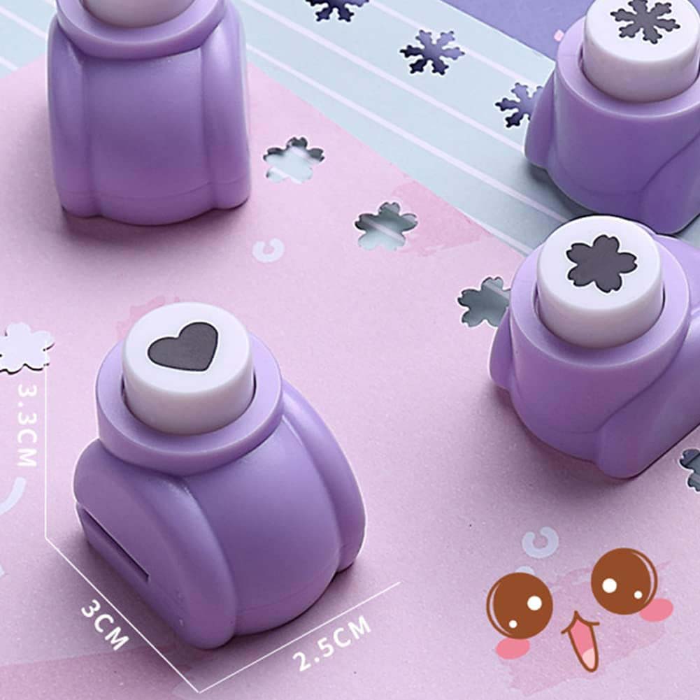 Portable handheld paper punch, DIY scrapbook punch, suitable for greeting cards and artwork making.