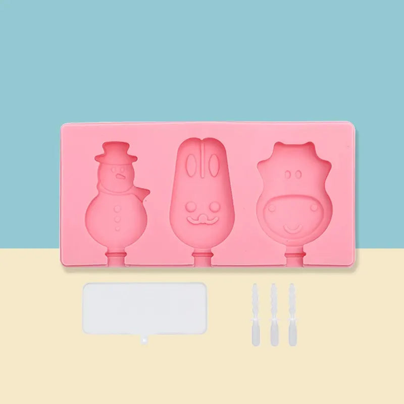 Cute Silicone Popsicle and Ice Cream Mold