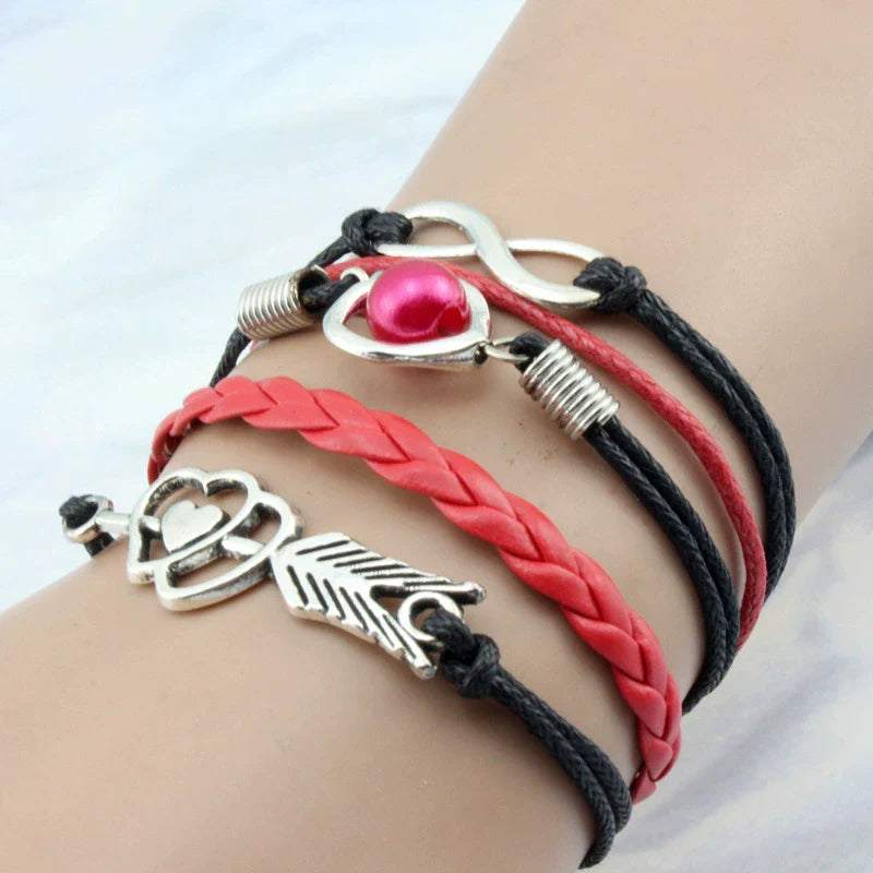 Vintage Cupid Arrow Pearl Bracelet