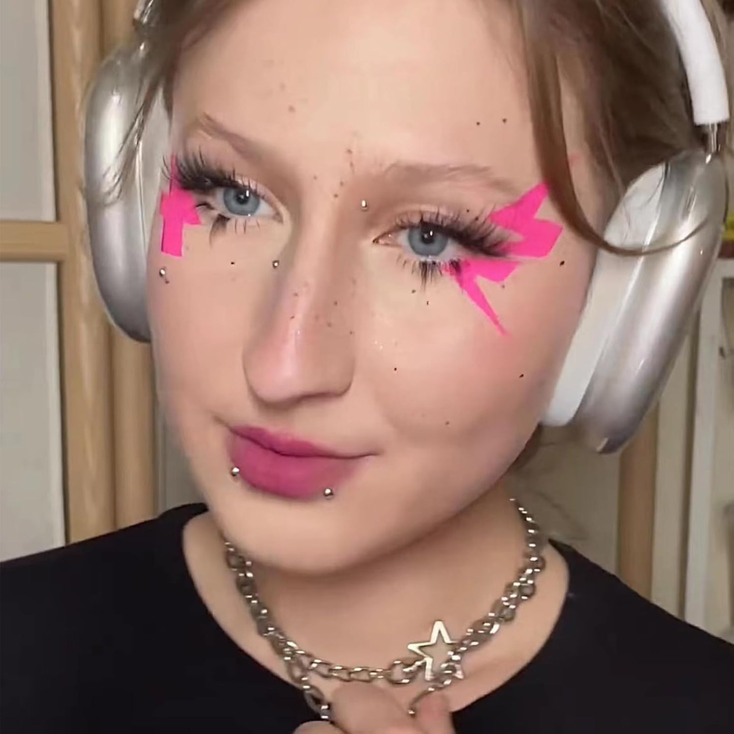 Mixed Face Gems – Fake Piercings Set | Lip Ring, Nose Ring & Eyebrow Piercing