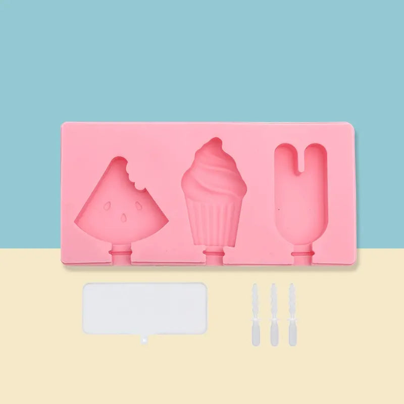 Cute Silicone Popsicle and Ice Cream Mold
