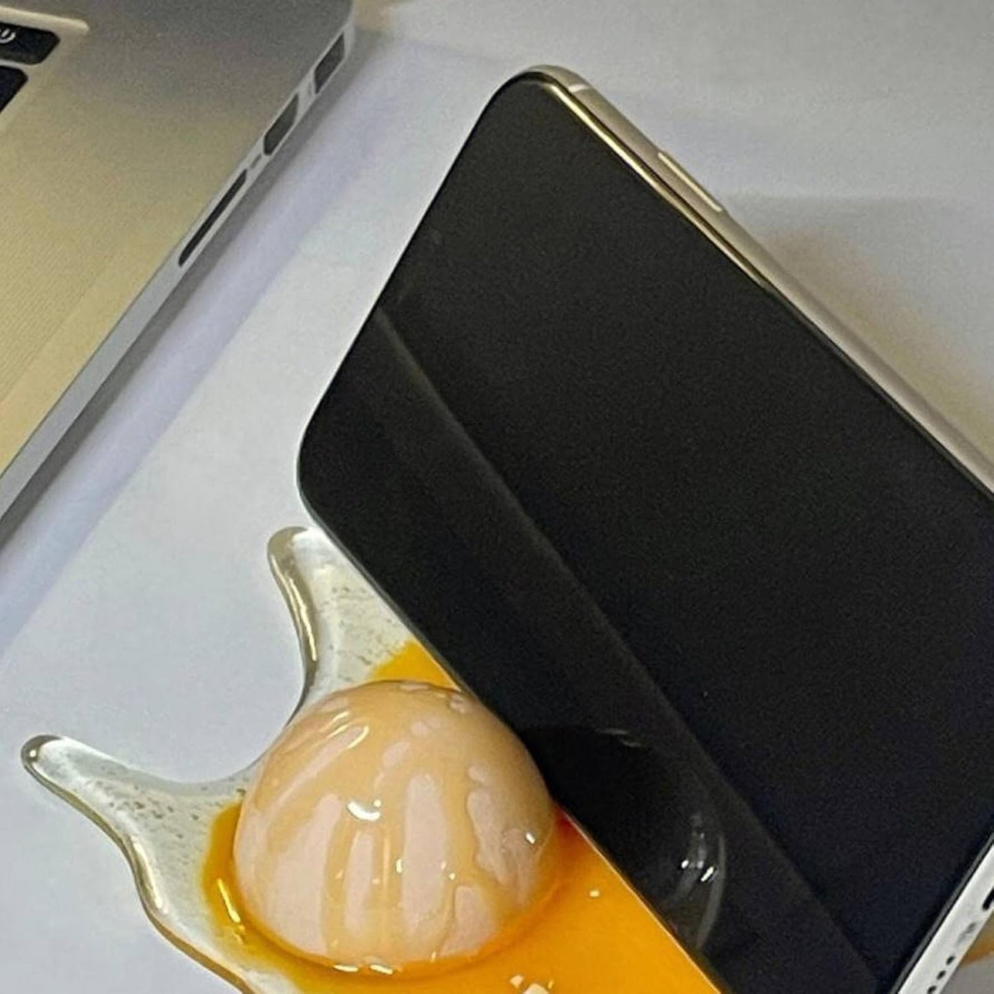 Funny Broken Egg Phone Stand
