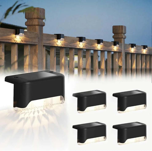 LED solar outdoor lights are suitable for staircases, railings, gardens, backyards, balconies, etc.
