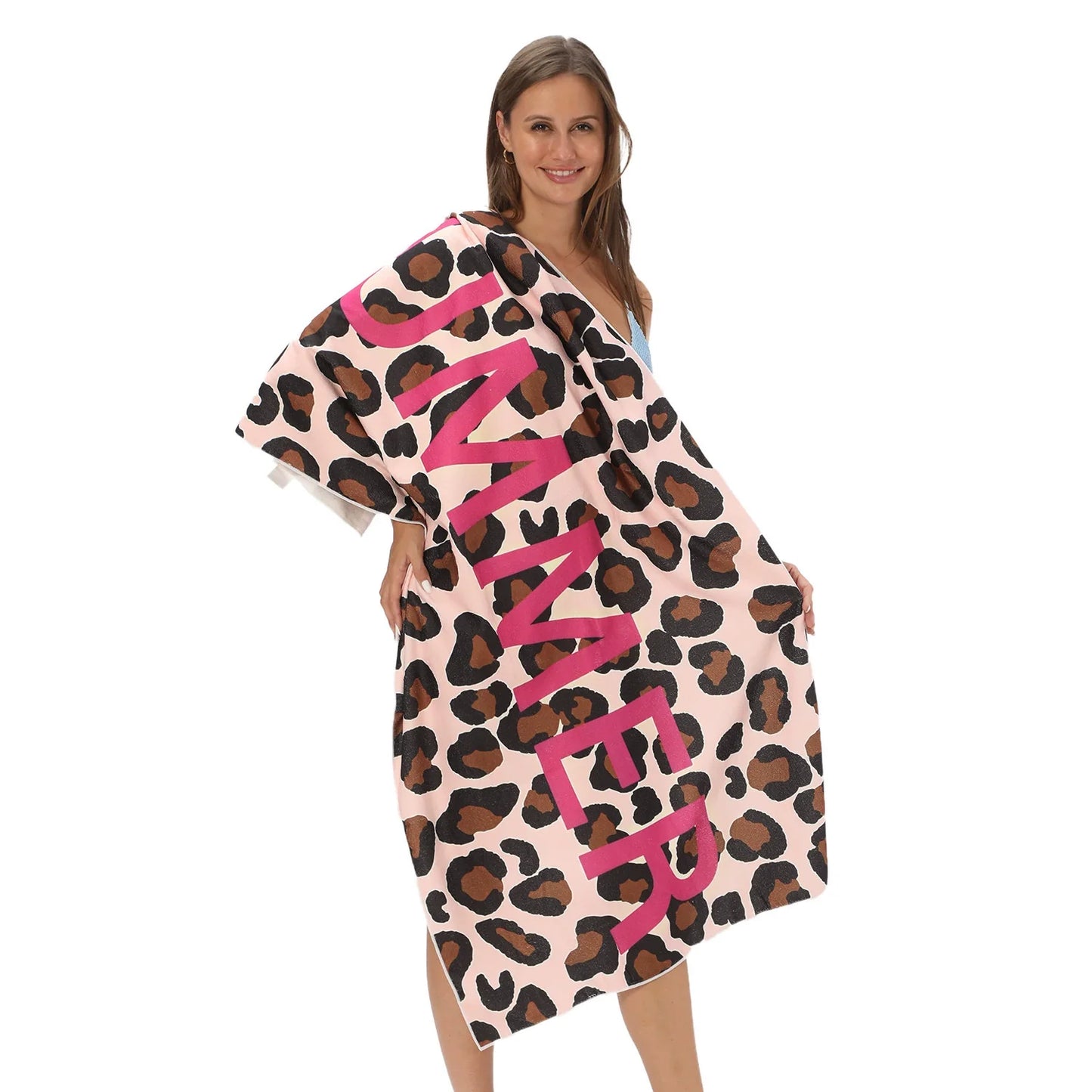 Oversized Microfiber Printed Beach Towel