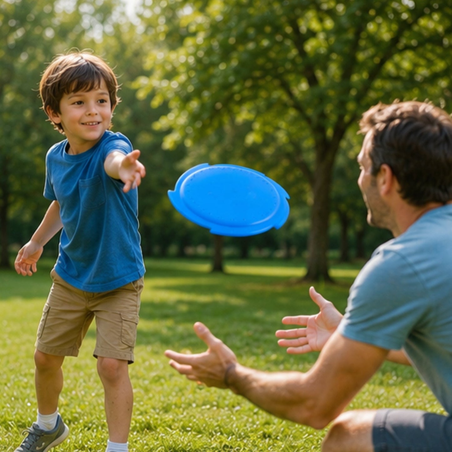 Parent-child interactive frisbee toys outdoor