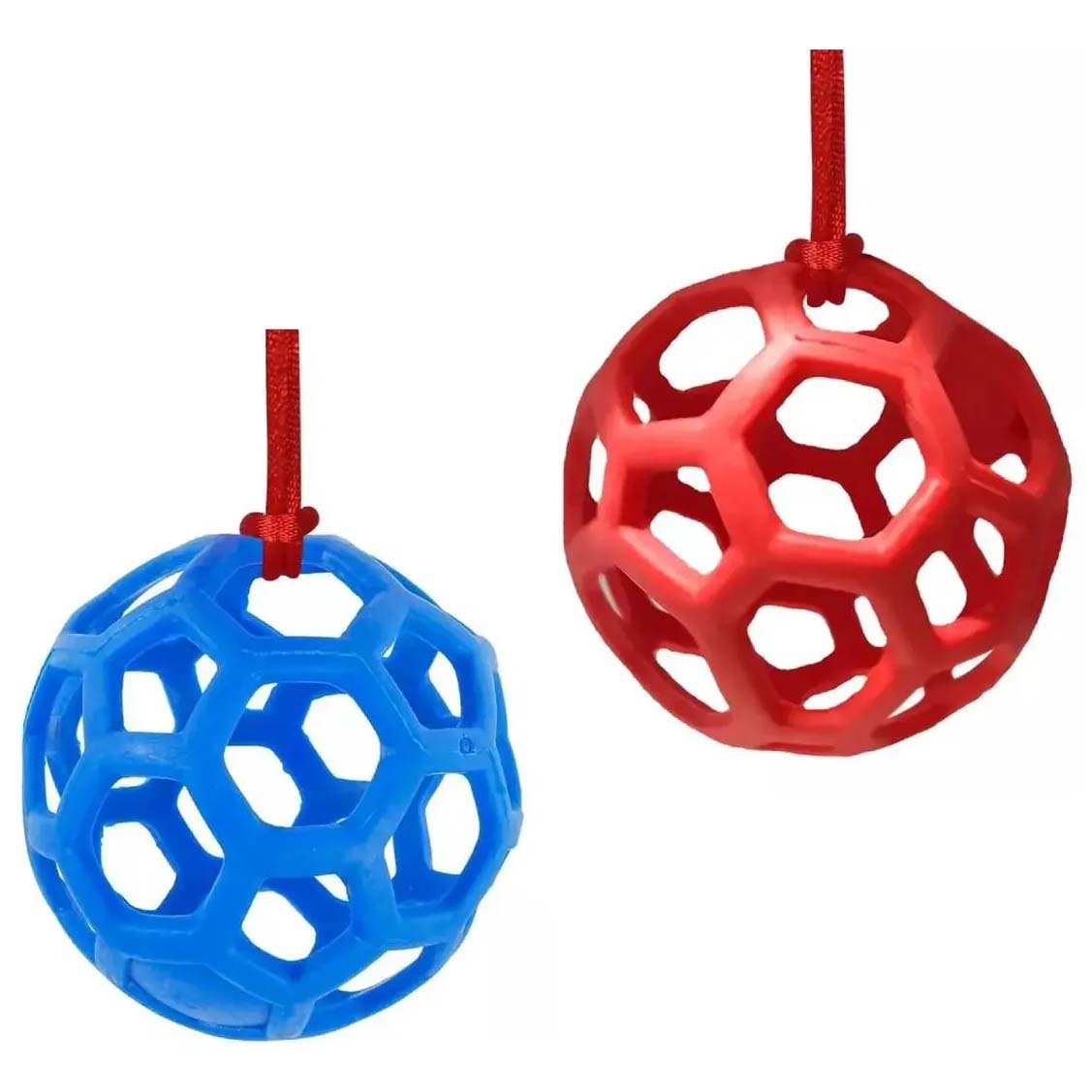 Horse treat balls and hay feeder toys, multi-functional feeders, made of durable and safe materials.