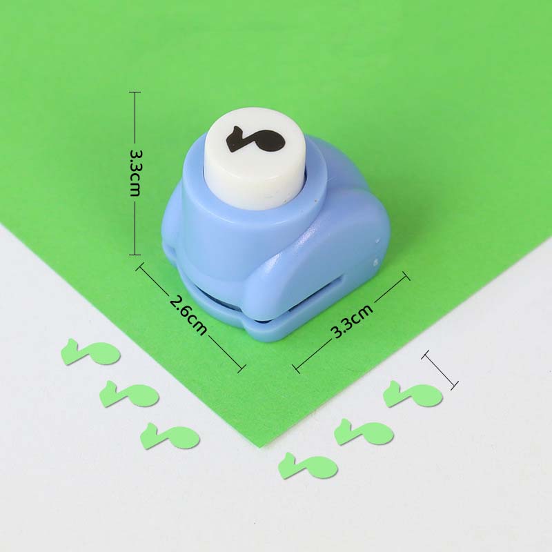 Portable handheld paper punch, DIY scrapbook punch, suitable for greeting cards and artwork making.