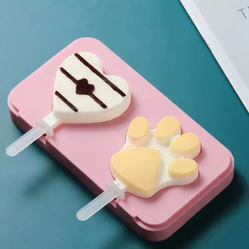 Cute Silicone Popsicle and Ice Cream Mold