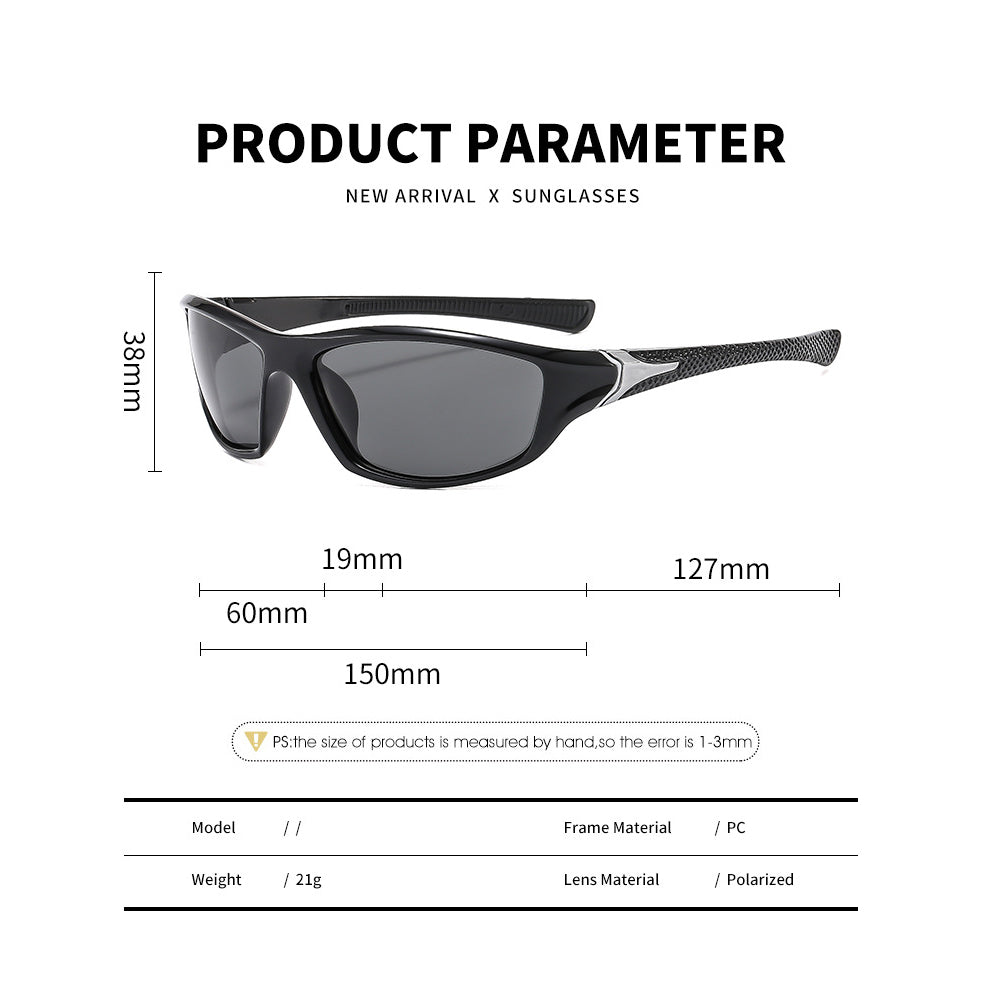 Polarized Photochromic Sports Sunglasses