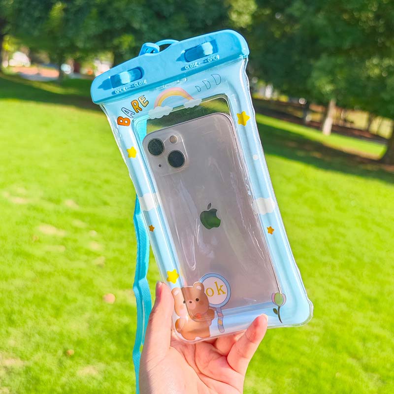 Waterproof phone pouch, touchscreen compatible, suitable for swimming, beach, and other occasions (many styles to choose from)