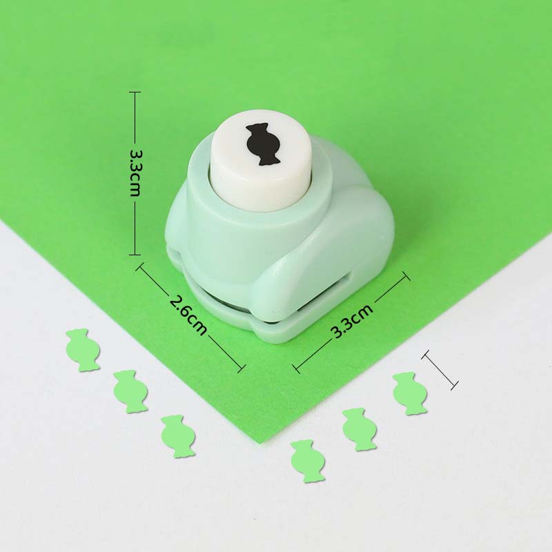 Portable handheld paper punch, DIY scrapbook punch, suitable for greeting cards and artwork making.