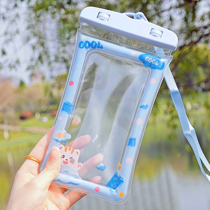 Waterproof phone pouch, touchscreen compatible, suitable for swimming, beach, and other occasions (many styles to choose from)