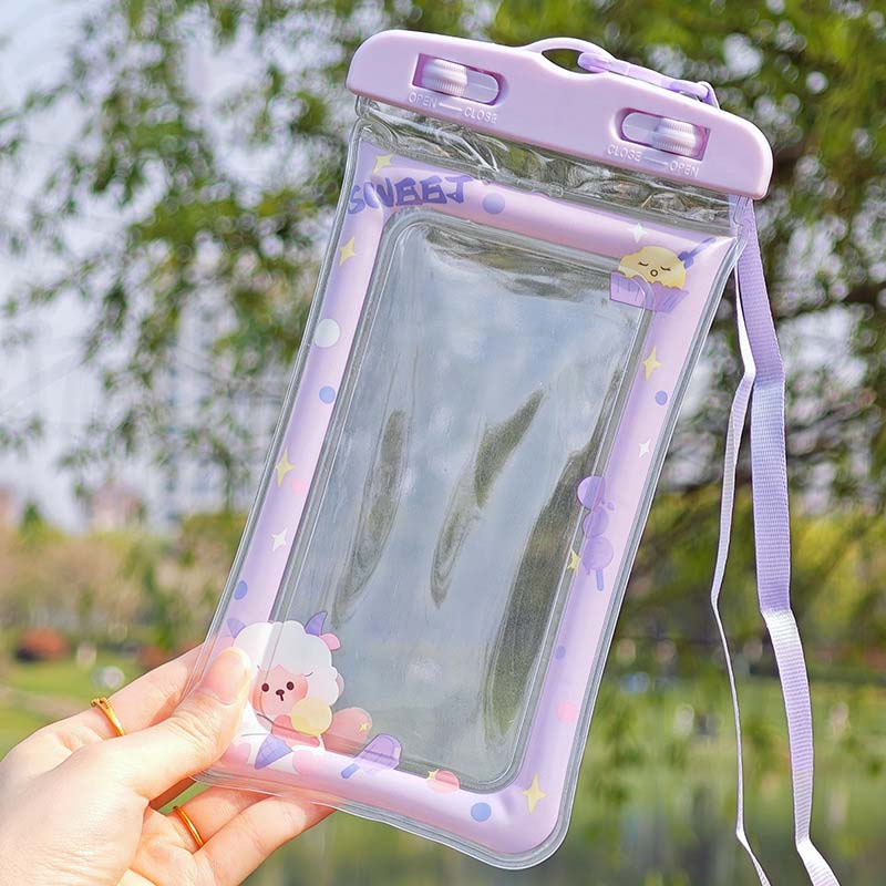 Waterproof phone pouch, touchscreen compatible, suitable for swimming, beach, and other occasions (many styles to choose from)
