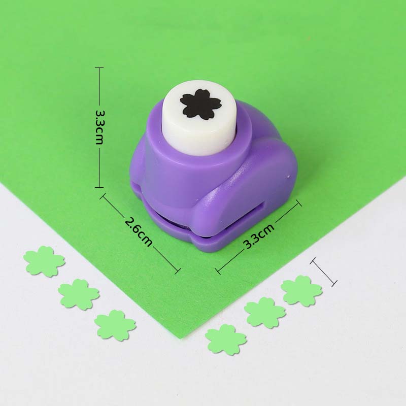 Portable handheld paper punch, DIY scrapbook punch, suitable for greeting cards and artwork making.