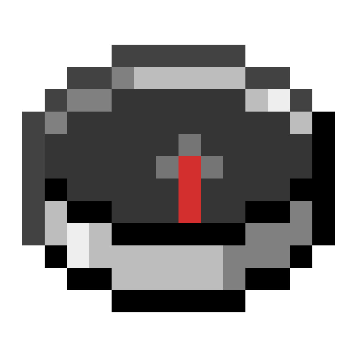 Minecraft-Style Pixel Compass Keychain