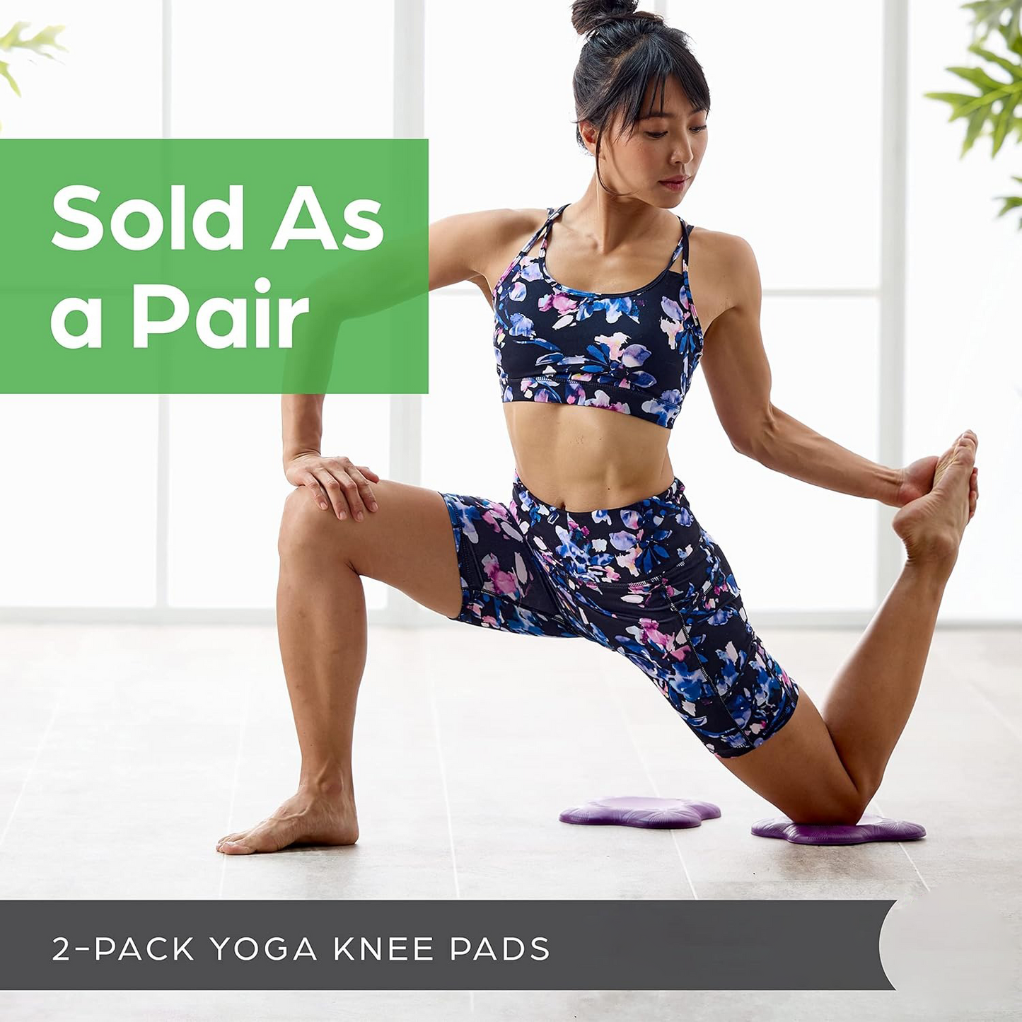 Unisex Yoga Knee Pads (Pack of 2)