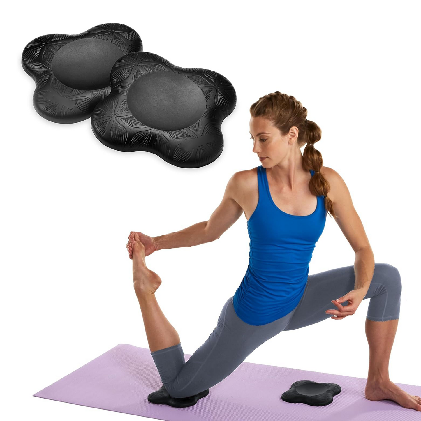 Unisex Yoga Knee Pads (Pack of 2)