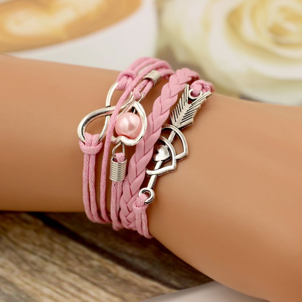 Vintage Cupid Arrow Pearl Bracelet