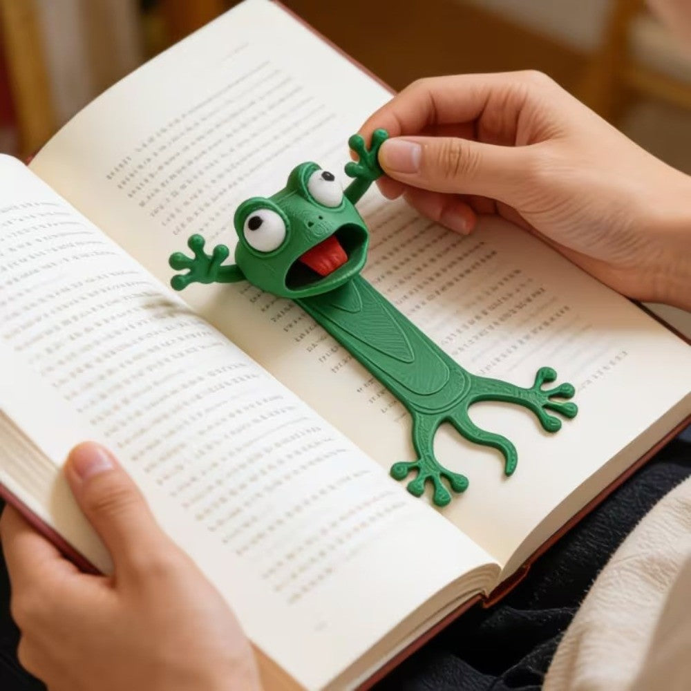 Funny 3D Lazy Cat Bookmark Clip – Cute Cartoon Reading Marker for Books & Journals