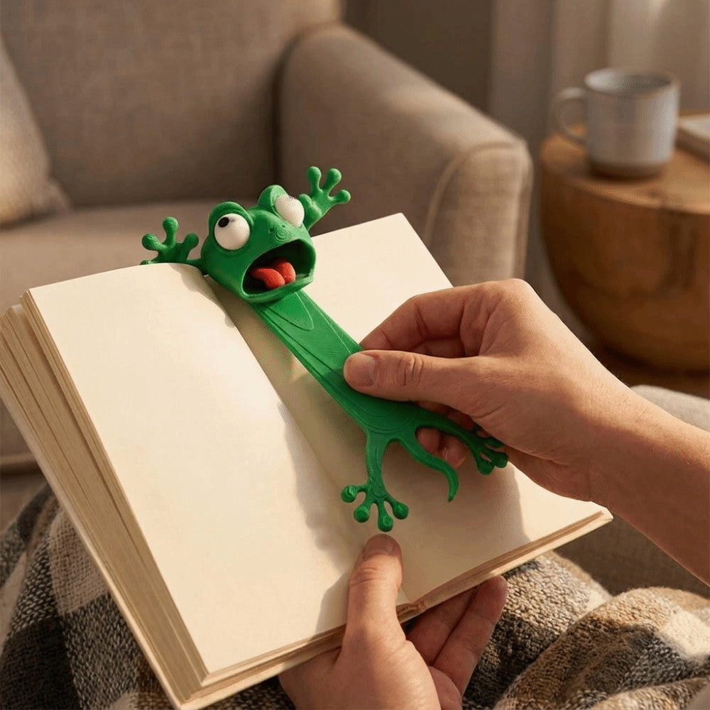 Funny 3D Lazy Cat Bookmark Clip – Cute Cartoon Reading Marker for Books & Journals